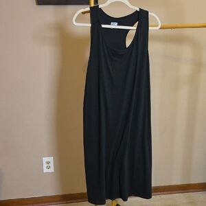 32 Degrees Black Sleeveless Midi Tank Dress